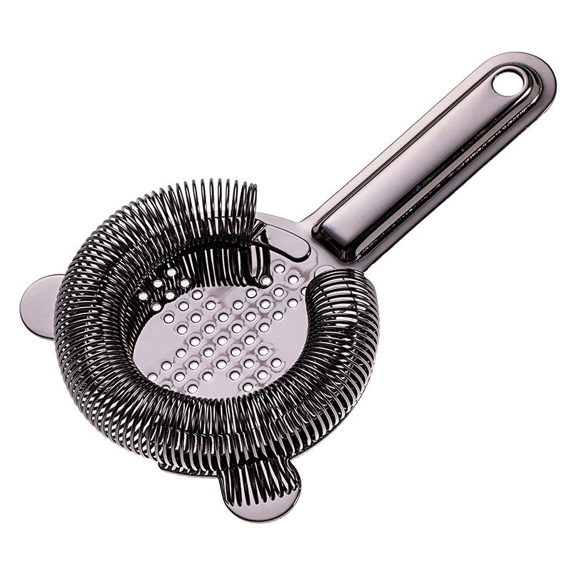 Standaard staal bar strainer bar gereedschap drink strainer met 100 draad veer voor professionele bartenders en mixologists