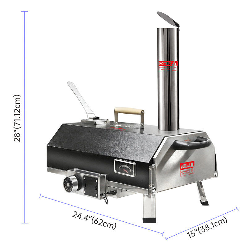 Outdoor pizzaoven Houtgebrandde broodroosters Pizzaovens Authentieke stenen gebakken pizza's Voor achtertuin camping